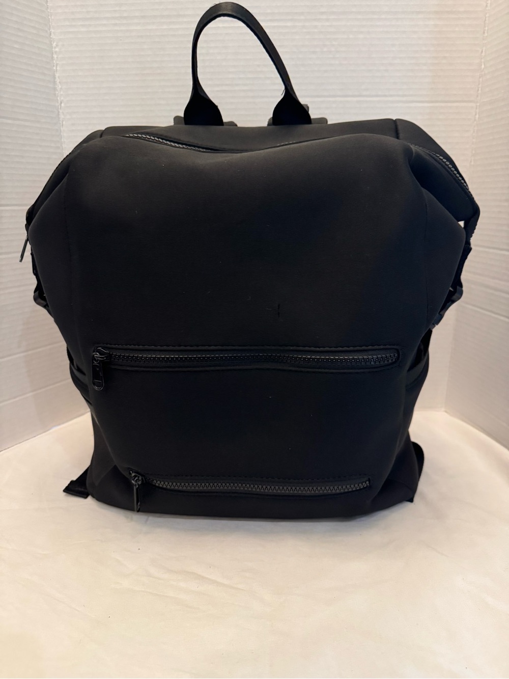 Diaper Bag Backpack,Large Neoprene Baby Bag Organizer,Black